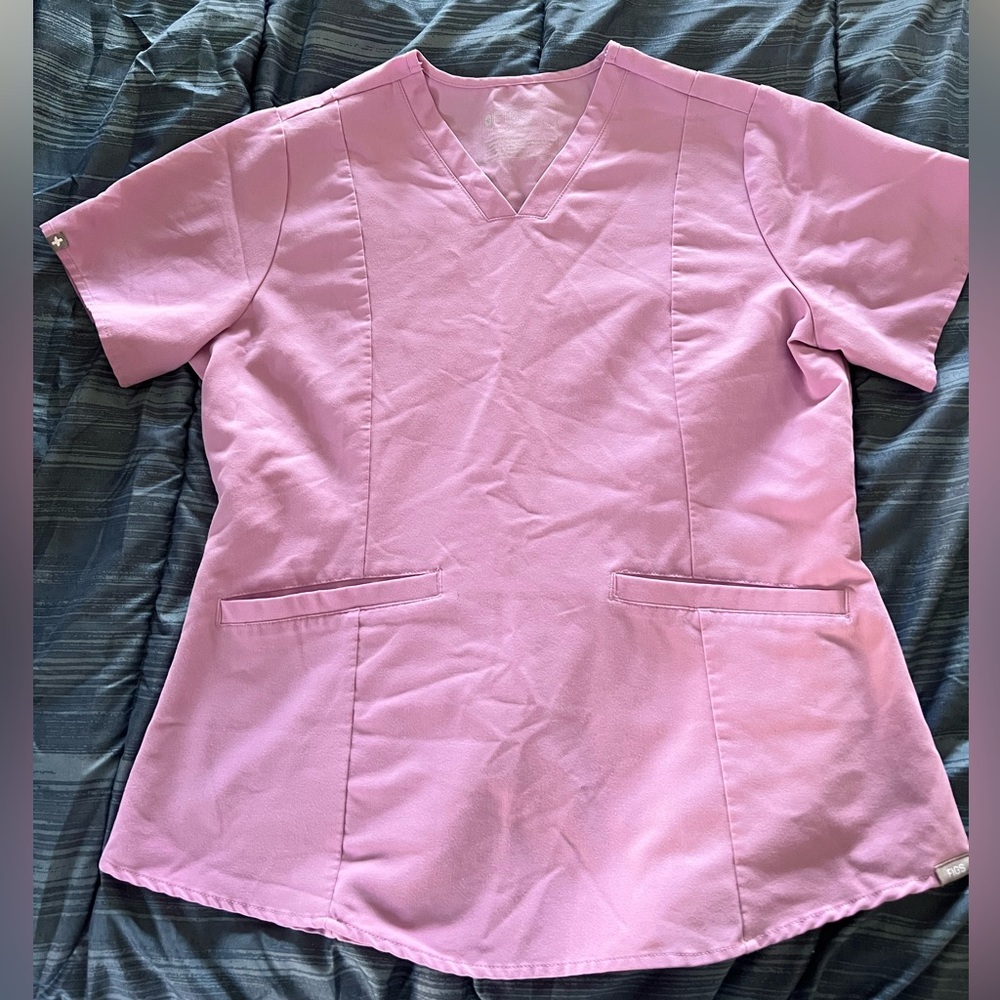 Figs Dusk Pink Technical Collection Top PO#1910
